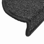 vidaXL Stufenmatten 20 Stk. 56x17x3 cm Anthrazit Halbrund