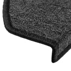 vidaXL Stufenmatten 20 Stk. 65x24x4 cm Anthrazit Halbrund Groß