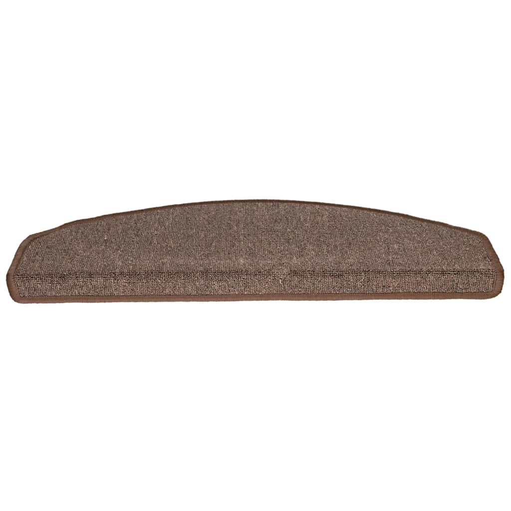vidaXL Stufenmatten 20 Stk. 65x24x4 cm Kaffeebraun Halbrund Groß