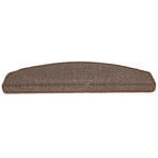 vidaXL Stufenmatten 20 Stk. 65x24x4 cm Kaffeebraun Halbrund Groß