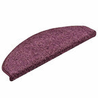 vidaXL Stufenmatten 30 Stk. 65x21x4 cm Dunkelviolett Halbrund Groß
