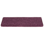 vidaXL Stufenmatten 30 Stk. 65x21x4 cm Dunkelviolett Rechteckiger Rand