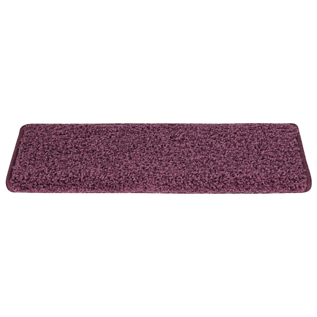 vidaXL Stufenmatten 30 Stk. 65x21x4 cm Dunkelviolett Rechteckiger Rand