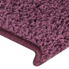 vidaXL Stufenmatten 30 Stk. 65x21x4 cm Dunkelviolett Rechteckiger Rand