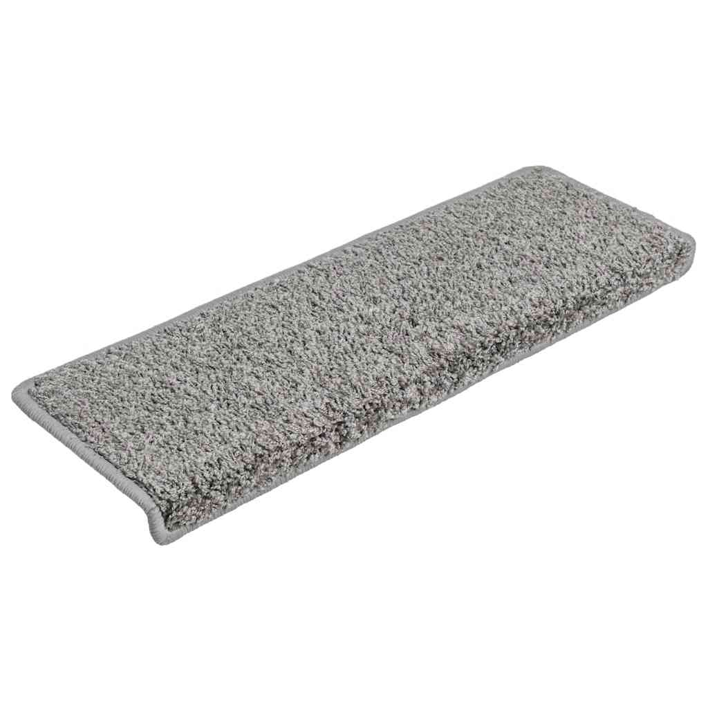 vidaXL Stufenmatten 20 Stk. 65x21x4 cm Grau Rechteckiger Rand