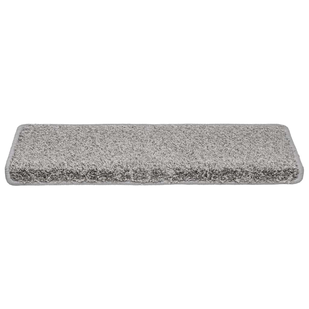 vidaXL Stufenmatten 20 Stk. 65x21x4 cm Grau Rechteckiger Rand