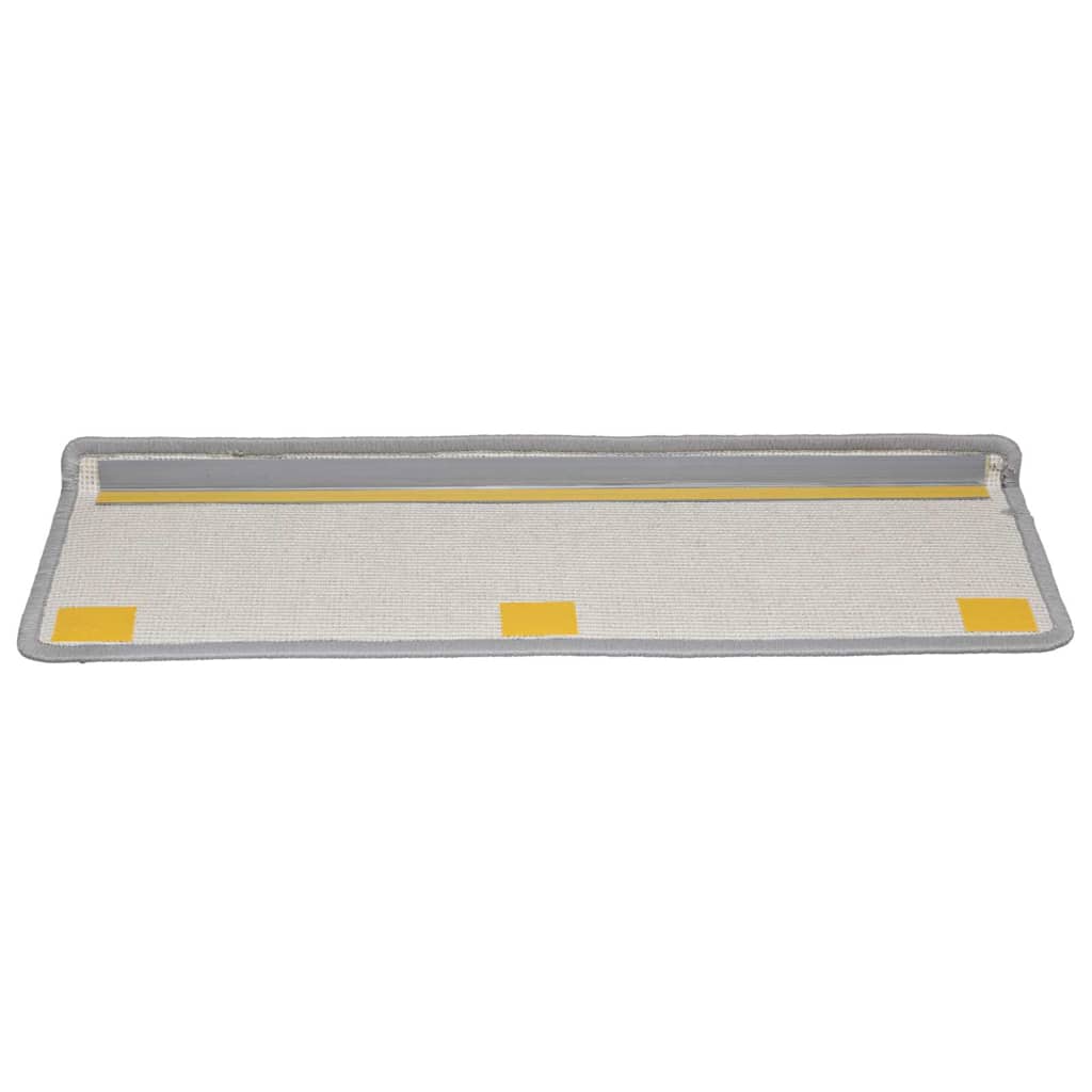 vidaXL Stufenmatten 20 Stk. 65x21x4 cm Grau Rechteckiger Rand