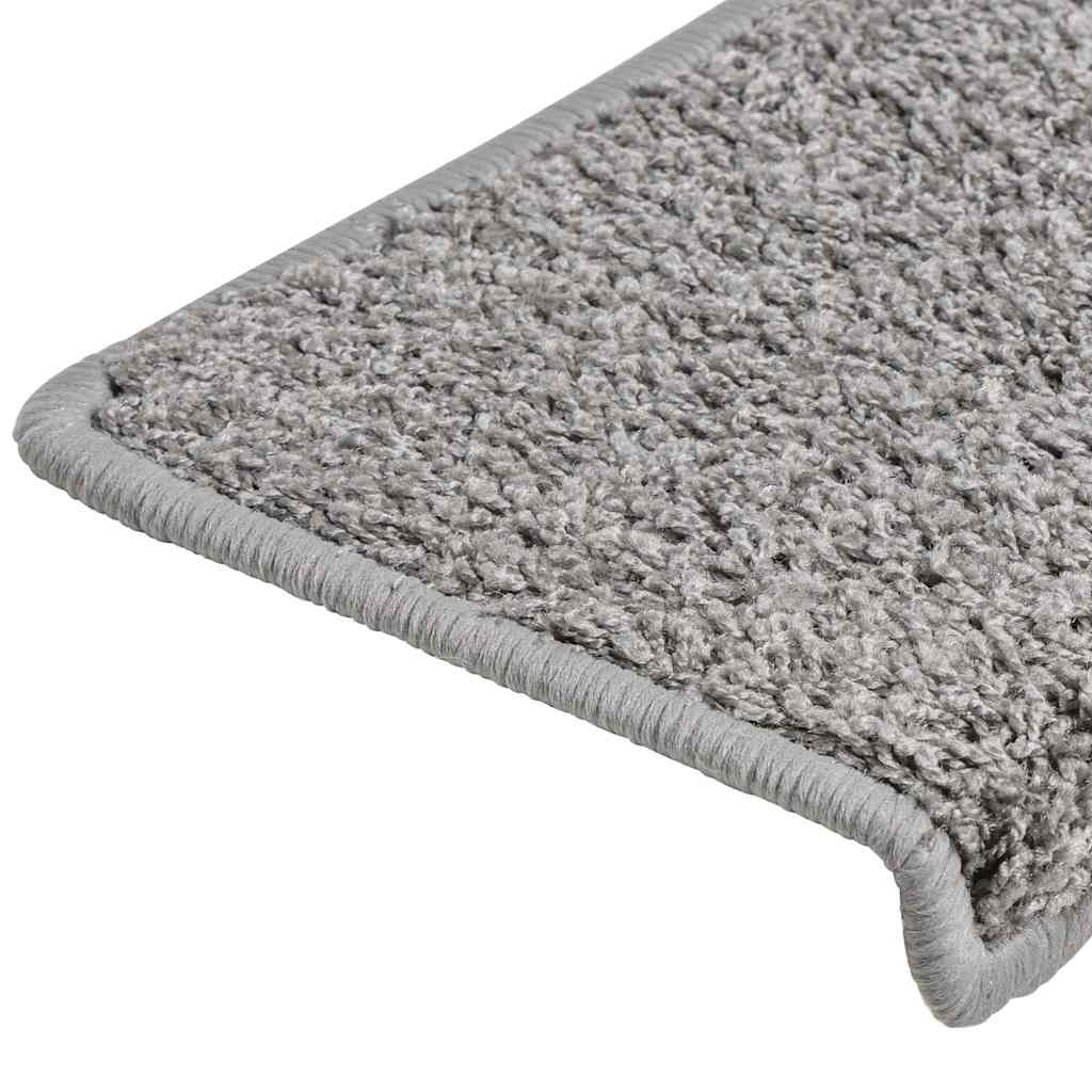 vidaXL Stufenmatten 20 Stk. 65x21x4 cm Grau Rechteckiger Rand