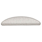 vidaXL Stufenmatten Selbstklebend Sisal-Optik 30Stk. 56x17x3cm Platina