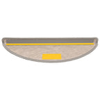 vidaXL Stufenmatten Selbstklebend Sisal-Optik 30Stk. 56x17x3cm Silbern