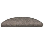vidaXL Stufenmatten Selbstklebend Sisal-Optik 30 Stk. 56x17x3 cm Grau-Beige