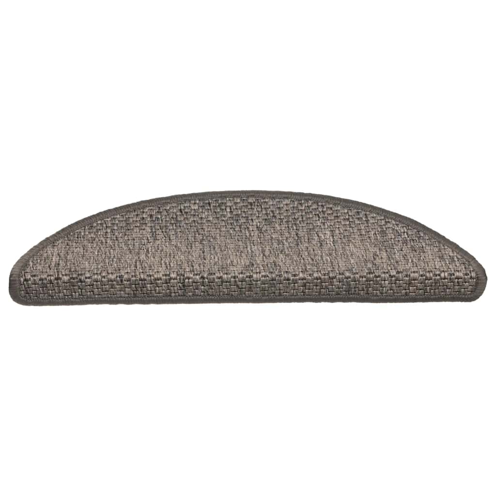 vidaXL Stufenmatten Selbstklebend Sisal-Optik 30 Stk. 56x17x3 cm Grau-Beige