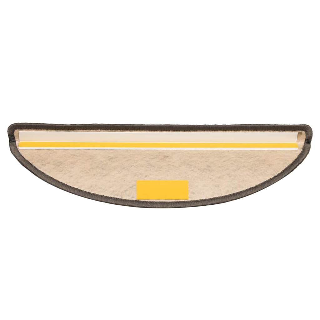 vidaXL Stufenmatten Selbstklebend Sisal-Optik 30 Stk. 56x17x3 cm Grau-Beige