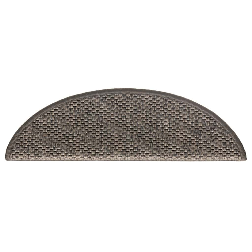 vidaXL Stufenmatten Selbstklebend Sisal-Optik 30 Stk. 56x17x3 cm Grau-Beige