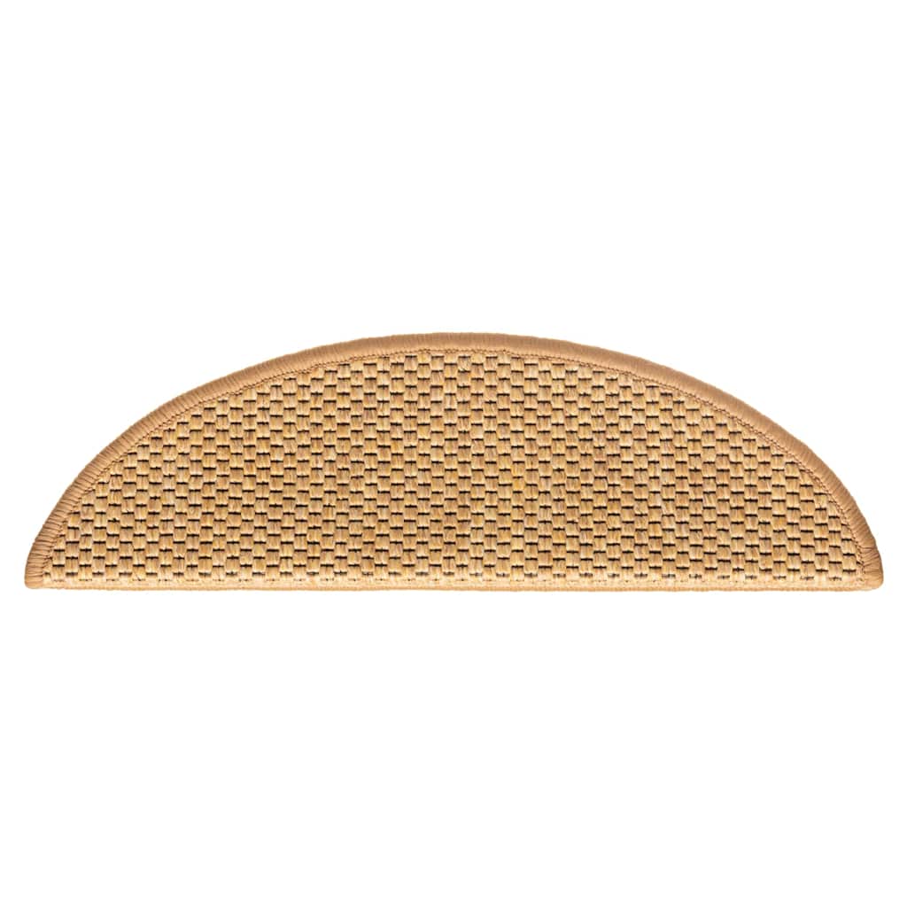 vidaXL Stufenmatten Selbstklebend Sisal-Optik 30 Stk. 56x17x3 cm Sisal