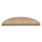 vidaXL Stufenmatten Selbstklebend Sisal-Optik 30Stk. 56x17x3cm Sand