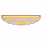 vidaXL Stufenmatten Selbstklebend Sisal-Optik 30Stk. 56x17x3cm Sand
