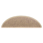 vidaXL Stufenmatten Selbstklebend Sisal-Optik 30Stk. 56x17x3cm Sand