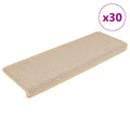 vidaXL Stufenmatten Selbstklebend Sisal-Optik 30 Stk. 65x21x4cm Berber