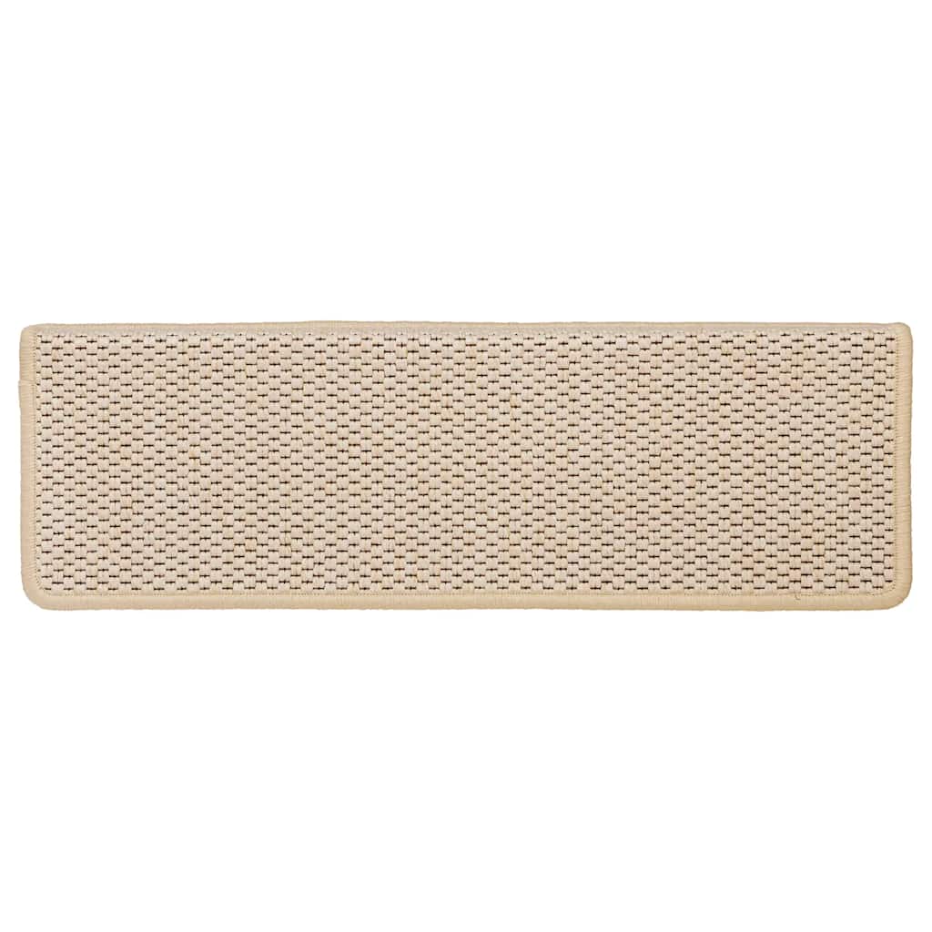 vidaXL Stufenmatten Selbstklebend Sisal-Optik 30 Stk. 65x21x4cm Berber