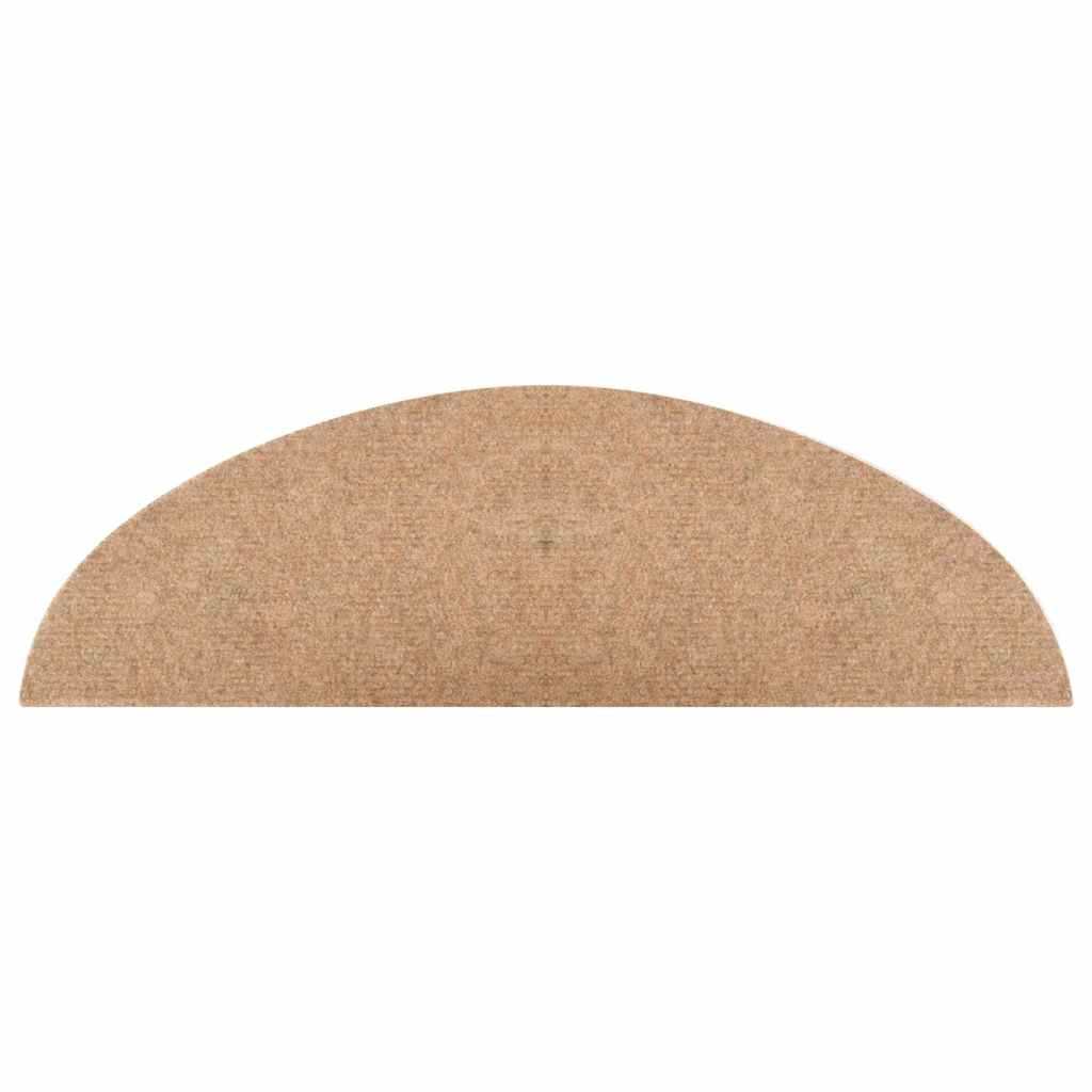vidaXL Stufenmatten Selbstklebend 20 Stk. Beige 56x17x3 cm