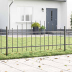 vidaXL Gartenzaun Woerden 5 pcs Grau