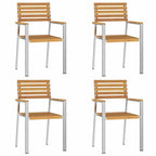 vidaXL Garten Essgruppe 5 pcs Braun Massivholz Akazie