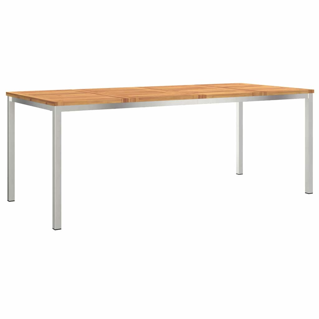 vidaXL Garten Essgruppe 9 pcs Braun Massivholz Akazie