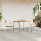 vidaXL Outdoortisch-Set 3 pcs Braun Massivholz Akazie