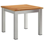 vidaXL Sonnenliege 3 pcs Braun Massivholz Teak