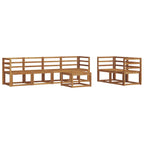 vidaXL Outdoor-Sofagarnitur 7 pcs Natur