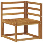 vidaXL Outdoor-Sofagarnitur 6 Stück Natur Massivholz Akazie
