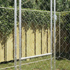 vidaXL Hundekäfig Silber 400 x 200 x 200 cm Verzinkter Stahl