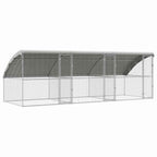 vidaXL Hühnerkäfig 3 pcs Silber 600 x 200 x 200 cm Verzinkter Stahl