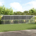 vidaXL Hühnerkäfig 4 pcs Silber 800 x 200 x 200 cm Verzinkter Stahl