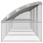 vidaXL Hühnerkäfig 4 pcs Silber 800 x 200 x 200 cm Verzinkter Stahl