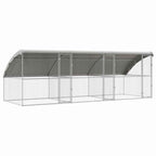 vidaXL Hundekäfig 3 pcs Silber 6 x 2 x 2 m Verzinkter Stahl