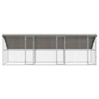 vidaXL Hundekäfig 3 pcs Silber 6 x 2 x 2 m Verzinkter Stahl