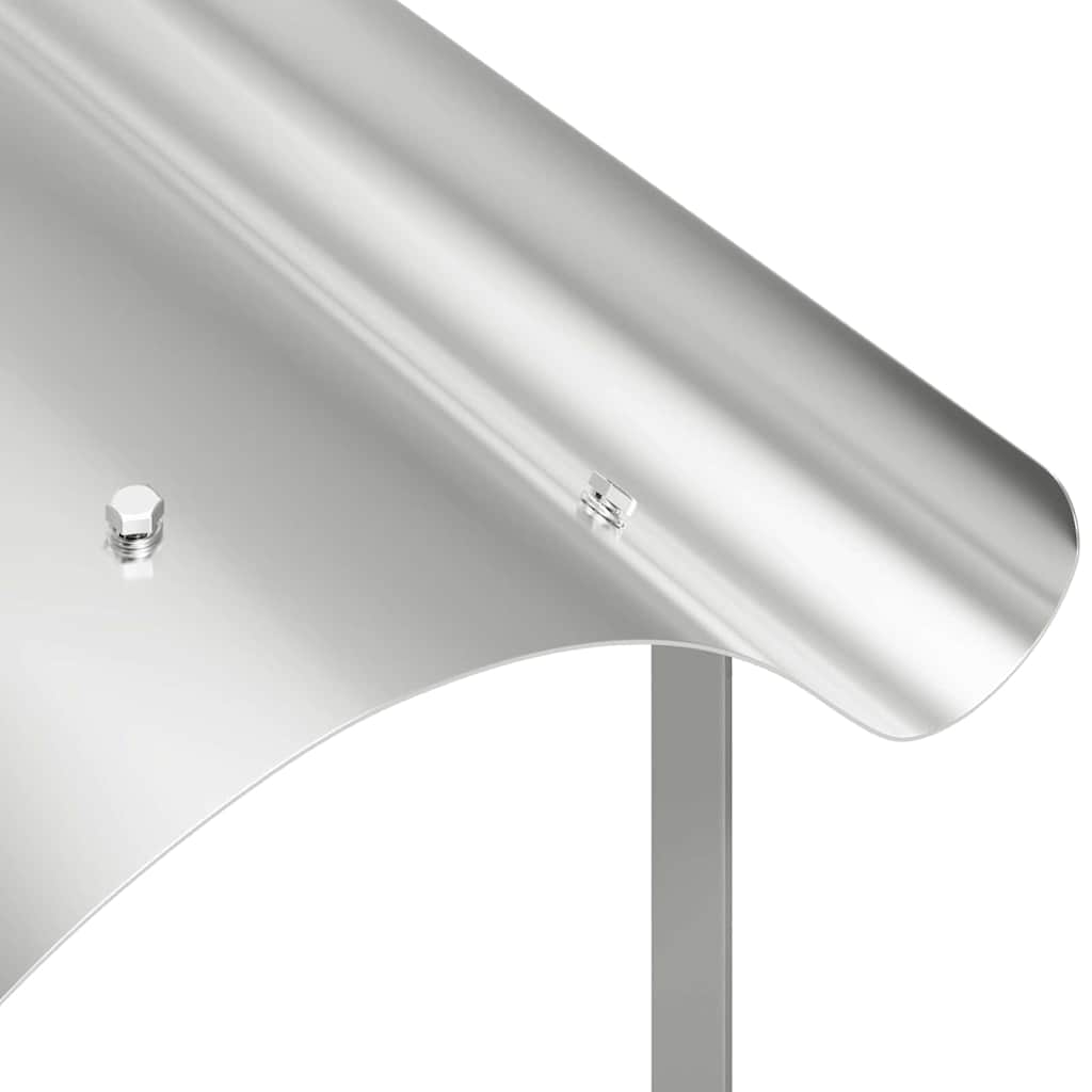 vidaXL Schornsteinkappe Silber 59,5 x 50 x 36,5 cm Edelstahl