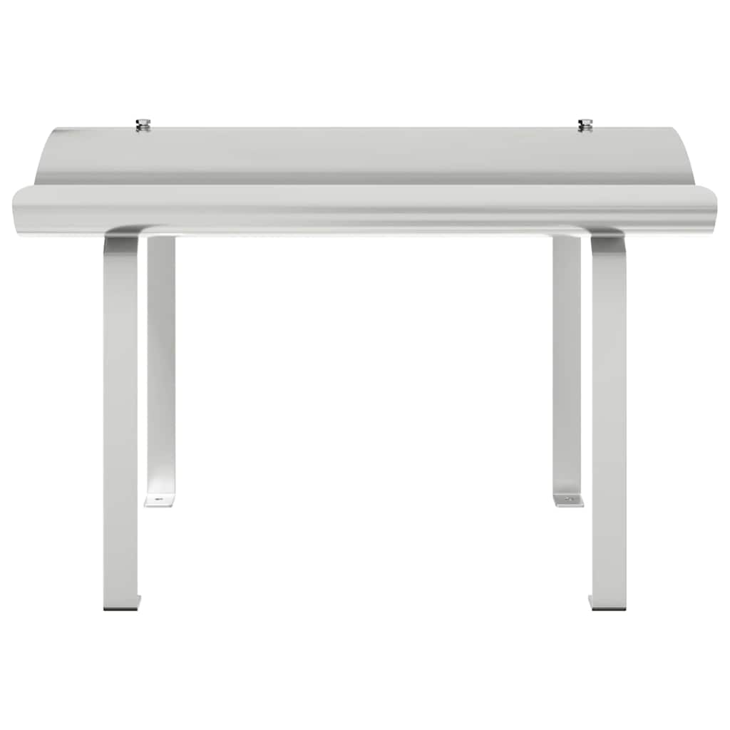 vidaXL Schornsteinkappe Silber 59,5 x 50 x 36,5 cm Edelstahl