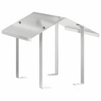 vidaXL Kaminhaube Silber 40 x 40 x 37,5 cm Edelstahl