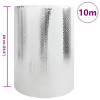 vidaXL Heizkörper-Reflektorfolie Silber 5 x 0,6 m Polyethylen
