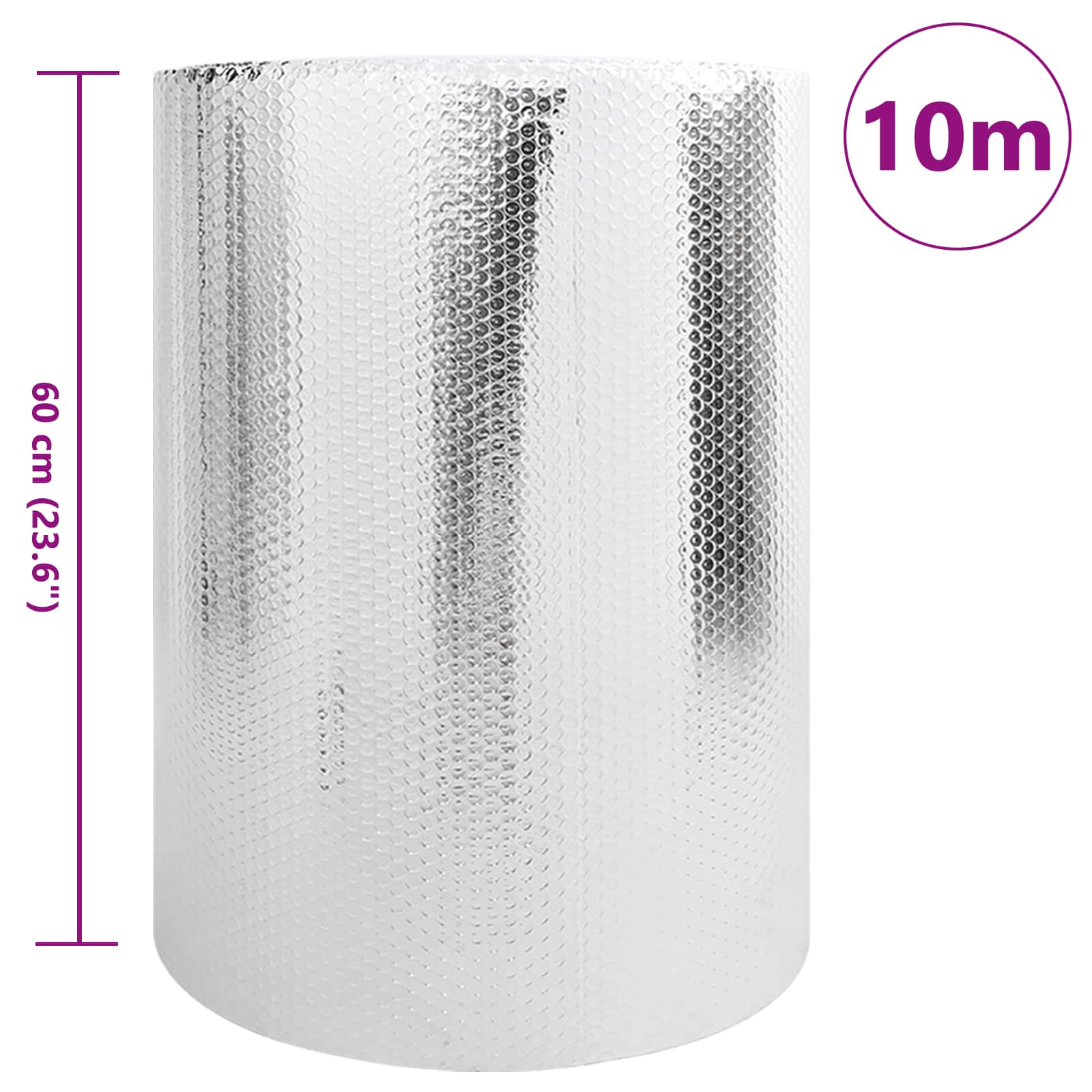 vidaXL Heizkörper-Reflektorfolie Silber 5 x 0,6 m Polyethylen