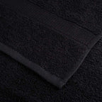vidaXL Gästetuch SOLUND 25 pcs Schwarz 70 x 140 cm 550 gsm