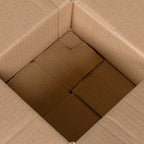 vidaXL Faltbox mit Speicher 50 pcs Natur 15 x 15 x 8 cm Karton
