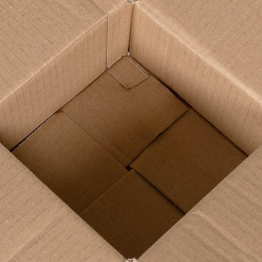 vidaXL Faltbox mit Speicher 50 pcs Natur 15 x 15 x 8 cm Karton
