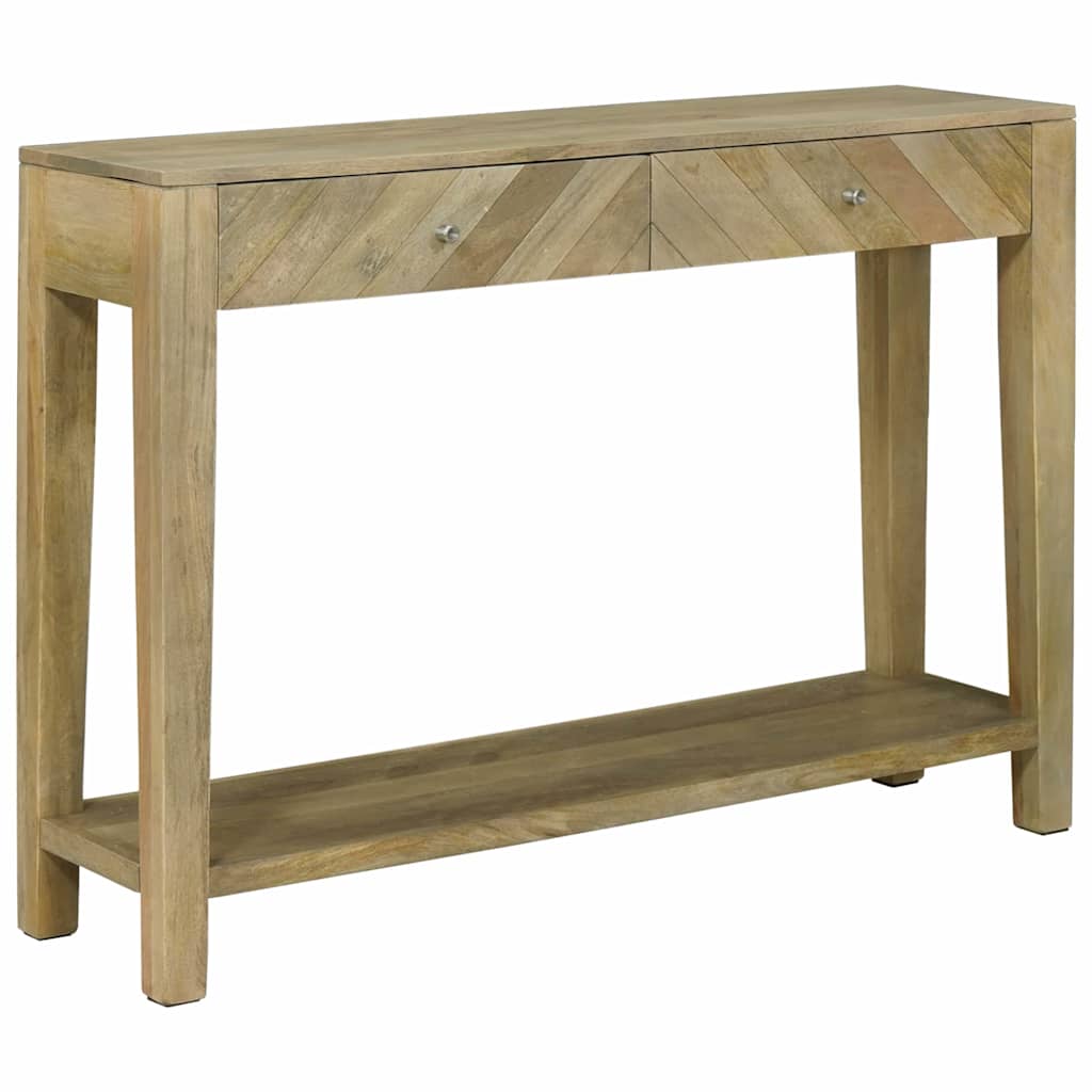 vidaXL Konsolentisch mit Schubladen Natürliches Grau 110 x 30 x 80 cm