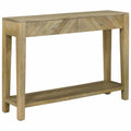 vidaXL Konsolentisch mit Schubladen Natürliches Grau 110 x 30 x 80 cm