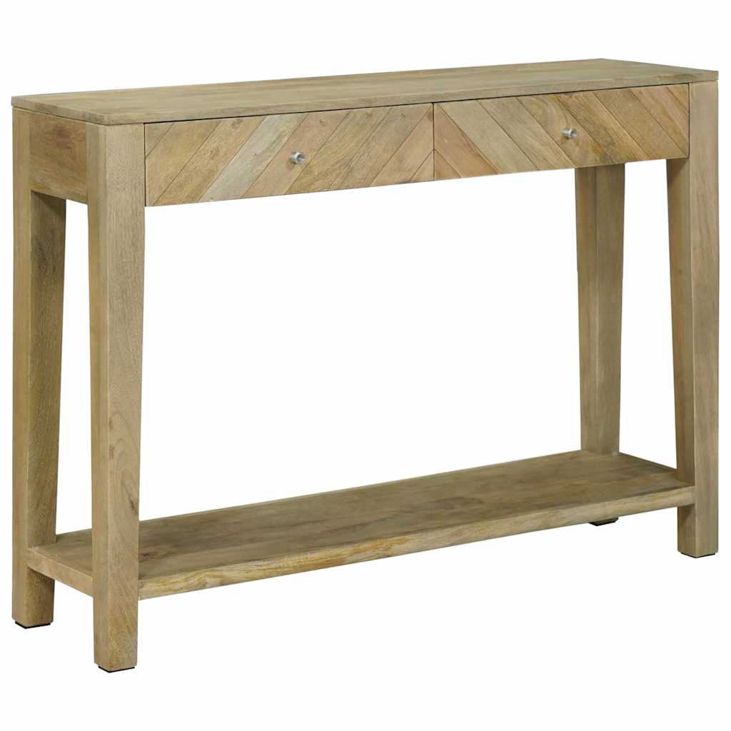 vidaXL Konsolentisch mit Schubladen Natürliches Grau 110 x 30 x 80 cm
