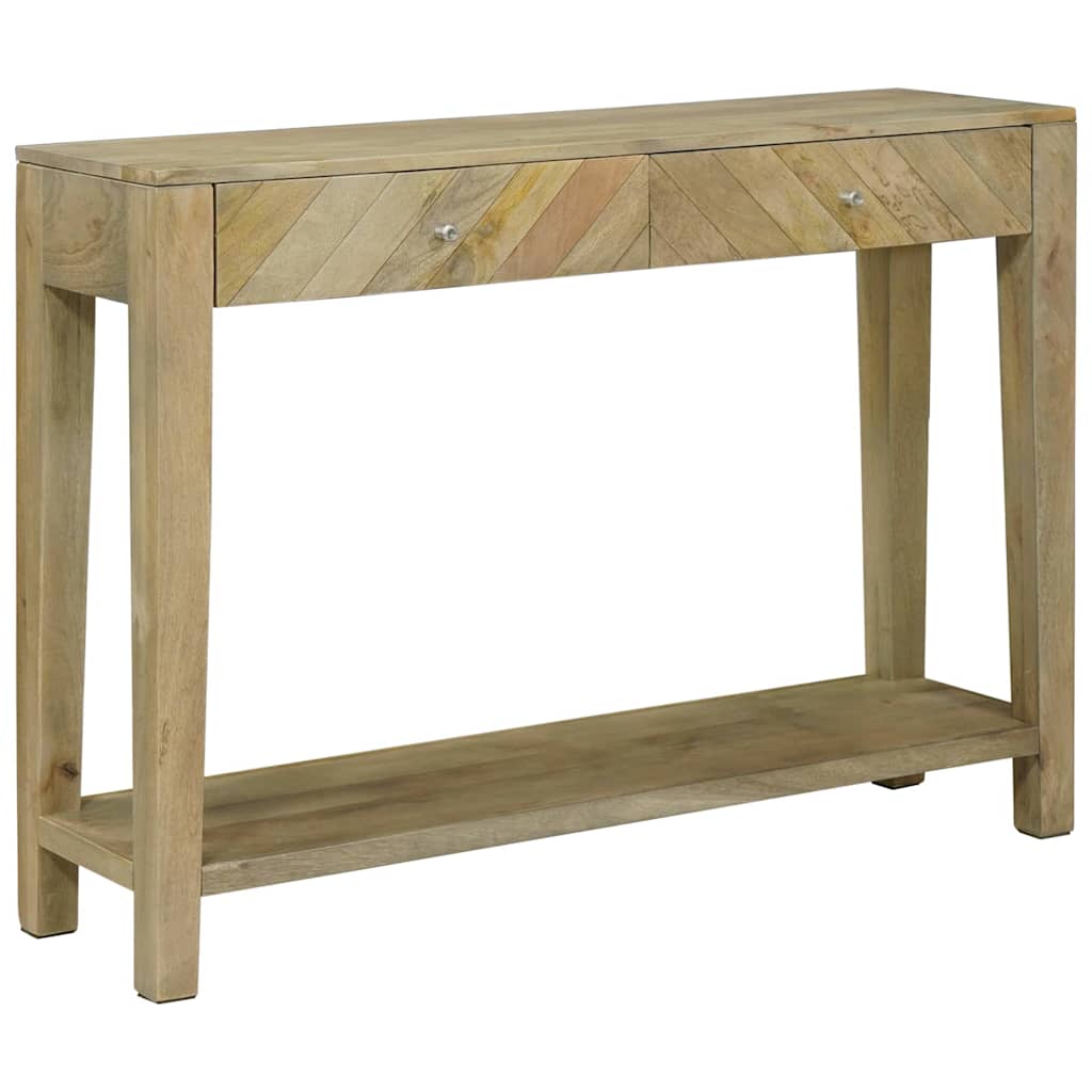 vidaXL Konsolentisch mit Schubladen Natürliches Grau 110 x 30 x 80 cm